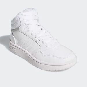 Adidas HOOPS MID SHOES boys SZ 2 NWOT